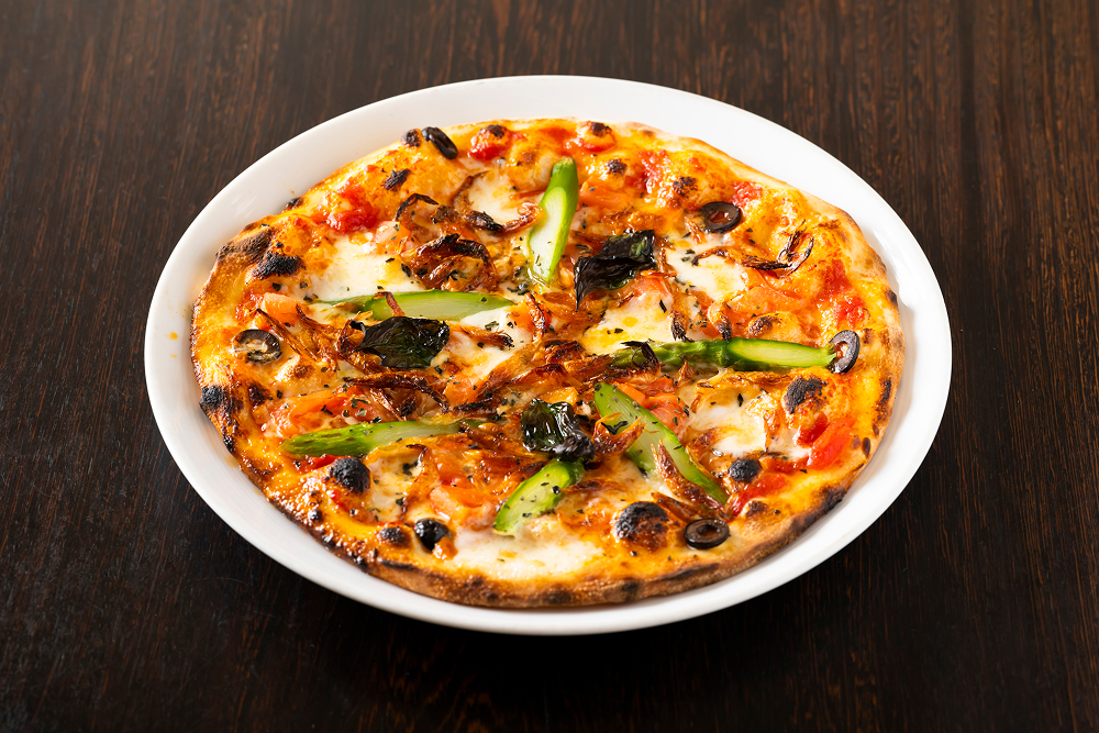 桜エビとアスパラのマルゲリータ